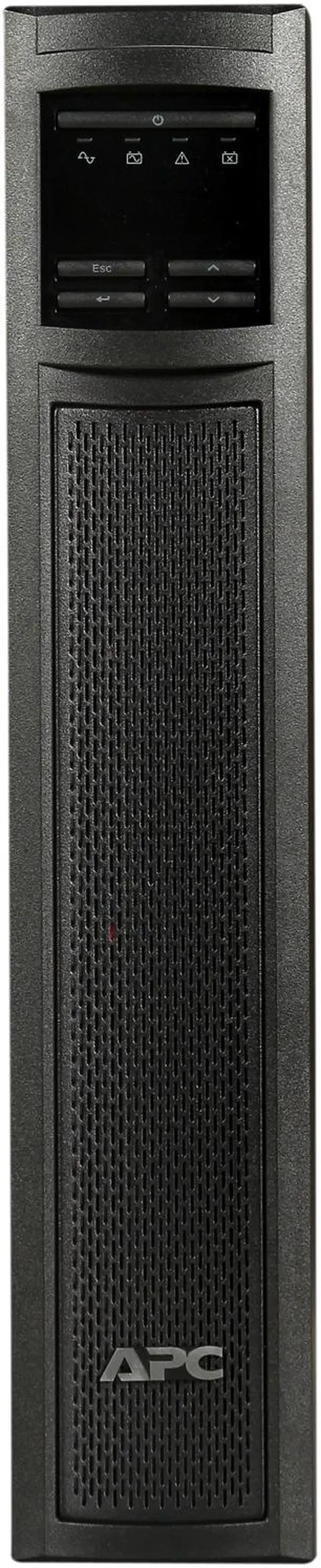 Alt view image 7 of 10 - APC UPS, 1000 VA Smart-UPS Sine Wave UPS Battery Backup with Extended Run Option, Tower/2U Rackmount Convertible, Line-Interactive, 120V (SMX1000)