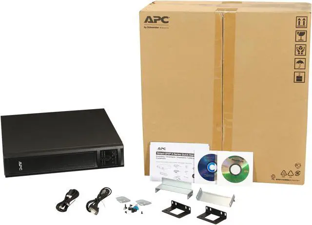 Alt view image 10 of 10 - APC UPS, 1000 VA Smart-UPS Sine Wave UPS Battery Backup with Extended Run Option, Tower/2U Rackmount Convertible, Line-Interactive, 120V (SMX1000)