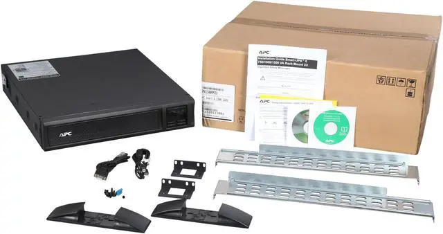 Alt view image 5 of 5 - APC UPS, 1500 VA Smart-UPS Sine Wave UPS Battery Backup with Extended Run Option, 2U Rackmount/Tower Convertible, Line-Interactive, 120V (SMX1500RM2U)