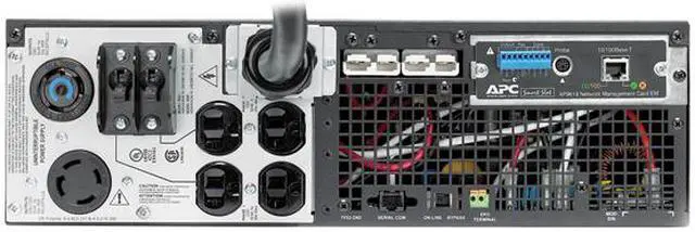 Alt view image 3 of 3 - APC SURTD5000RMXLP3U 5000 VA 4000 Watts 6 Outlets Smart-UPS RT 5000VA RM 208V to 208/120V