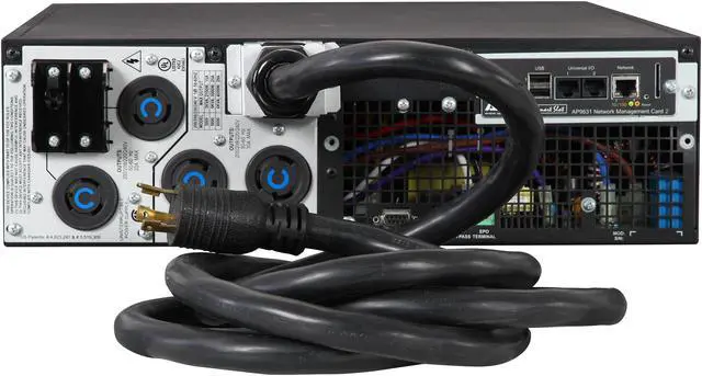 Alt view image 4 of 5 - APC Smart-UPS On-Line SURT6000RMXLT3U 6000 VA 4200 Watts 4 Outlets UPS