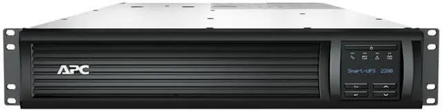 Alt view image 2 of 3 - APC Smart-UPS SMT2200RM2U 2200VA, 1980 Watts, 120V, RM 2U, LCD, 8 Outlets