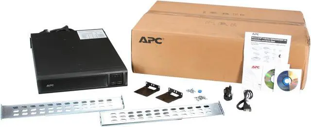 Alt view image 6 of 7 - APC SMX3000RMLV2U UPS, 3000 VA Smart-UPS Sine Wave UPS Battery Backup with Extended Run Option, 2U Rackmount/Tower Convertible, Line-Interactive, 120V