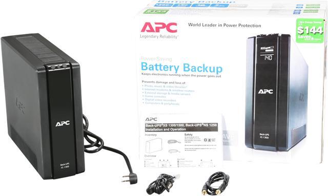 Alt view image 5 of 5 - APC BX1300G 1300 VA 780 Watts 10 Outlets Power-saving Back-UPS XS