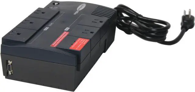 Alt view image 2 of 6 - CyberPower Home CPS425SL 425VA 230W 3 x 5-15R Battery/Surge Protected 3 x 5-15R Surge Protected Outlets UPS
