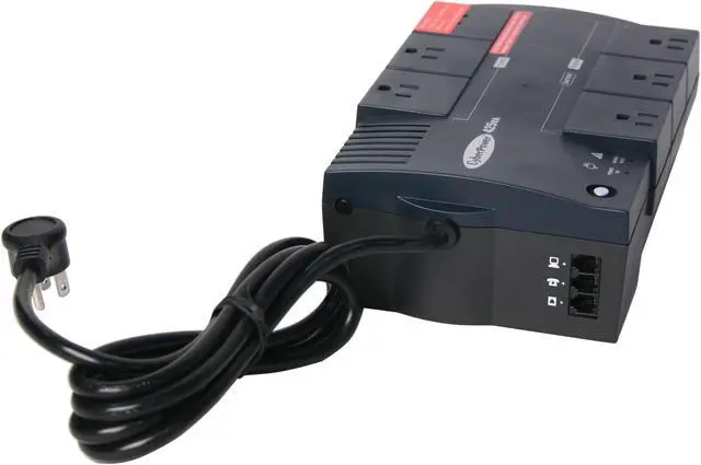 Alt view image 3 of 6 - CyberPower Home CPS425SL 425VA 230W 3 x 5-15R Battery/Surge Protected 3 x 5-15R Surge Protected Outlets UPS