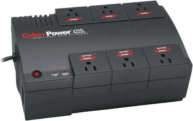Main image of CyberPower Home CPS425SL 425VA 230W 3 x 5-15R Battery/Surge Protected 3 x 5-15R Surge Protected Outlets UPS