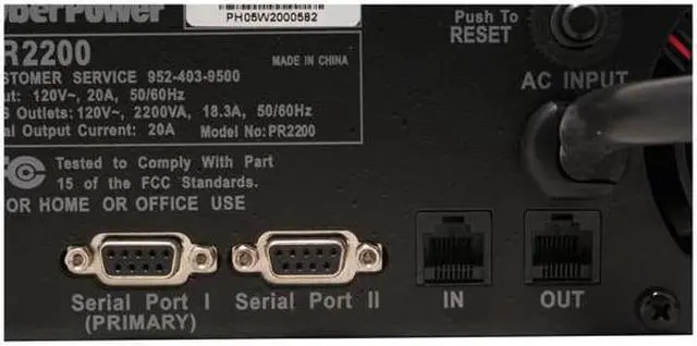 Alt view image 7 of 10 - CyberPower Professional PR2200SWRM2U 2200VA 1500W 4 x NEMA 5-15R, 2 x NEMA 5-20R Outlets Pure Sine Wave UPS