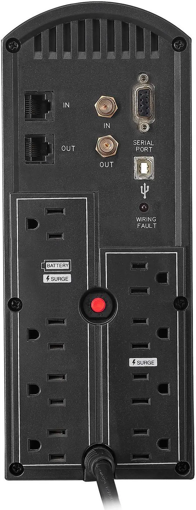 Alt view image 3 of 4 - CyberPower CP900AVR AVR UPS Systems - 900VA/560W, 120 VAC, NEMA 5-15P, Mini-Tower, 10 Outlets, PowerPanel