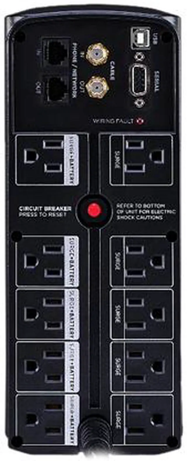 Alt view image 5 of 5 - CyberPower Intelligent LCD UPS CP1350AVRLCD 1350 VA 815 Watts 10 Outlets UPS