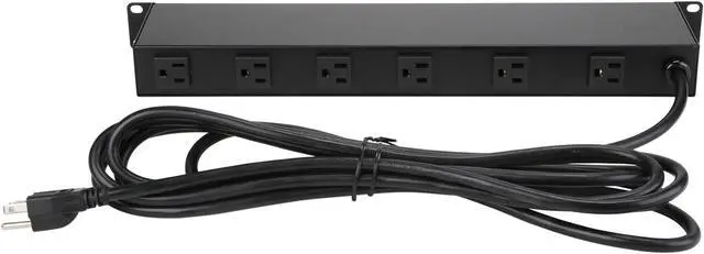 Alt view image 6 of 7 - CyberPower CPS1215RMS 15' 12 Outlets 1800 Joules Rackbar Surge Strip
