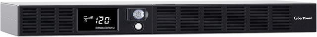 Main image of CyberPower OR500LCDRM1U Smart App LCD UPS Systems - 500VA/300W, 120 VAC, NEMA 5-15P, 1U, Rackmount, 6 Outlets, LCD, PowerPanel,  4 x 5-15R Battery/Surge Protected 2 x 5-15R Surge Protected Outlets