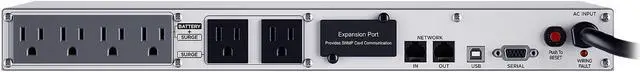 Alt view image 6 of 7 - CyberPower OR700LCDRM1U Smart App LCD UPS Systems - 700VA/400W, 120 VAC, NEMA 5-15P, 1U, Rackmount, 6 Outlets, LCD, PowerPanel