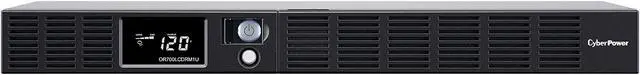 Alt view image 2 of 7 - CyberPower OR700LCDRM1U Smart App LCD UPS Systems - 700VA/400W, 120 VAC, NEMA 5-15P, 1U, Rackmount, 6 Outlets, LCD, PowerPanel