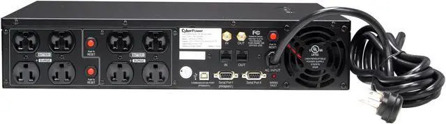 Alt view image 5 of 6 - CyberPower Smart App Intelligent LCD Rackmount GreenPower UPS OR1500LCDRM2U 1500VA 900W 8 x 5-15R Battery/Surge Protected Outlets UPS