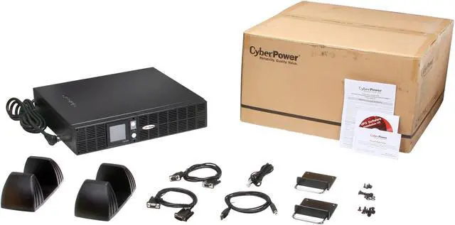 Alt view image 6 of 6 - CyberPower Smart App Intelligent LCD Rackmount GreenPower UPS OR1500LCDRM2U 1500VA 900W 8 x 5-15R Battery/Surge Protected Outlets UPS