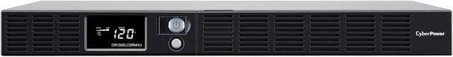 Alt view image 2 of 7 - CyberPower OR1500LCDRM1U Smart App LCD UPS Systems - 1500VA/900W, 120 VAC, NEMA 5-15P, 1U, Rackmount, 6 Outlets, LCD, PowerPanel