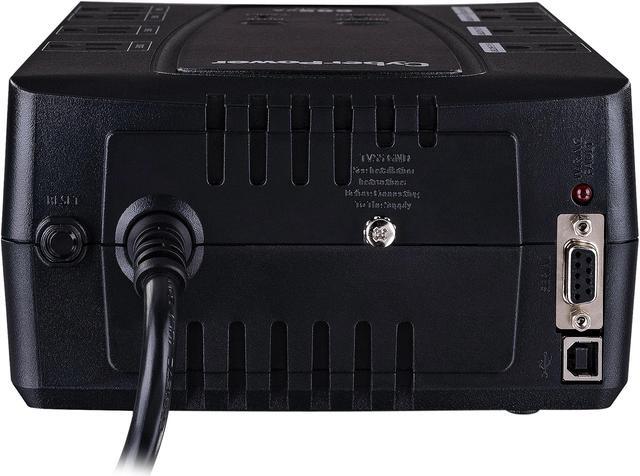 Alt view image 4 of 4 - CyberPower CP825AVRLCD Intelligent LCD UPS Systems - 825VA/450W, 120 VAC, NEMA 5-15P, Compact, 8 Outlets, LCD, PowerPanel