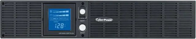 Alt view image 2 of 7 - CyberPower OR1500LCDRTXL2U Smart App LCD UPS Systems - 1500VA/1125W, 120 VAC, NEMA 5-15P, 2U, Rack / Tower, 8 Outlets, LCD, PowerPanel® Business