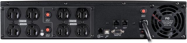 Alt view image 4 of 6 - CyberPower PFC Sinewave OR1500PFCRT2U 1500 VA 1050 Watts 8 Outlets UPS