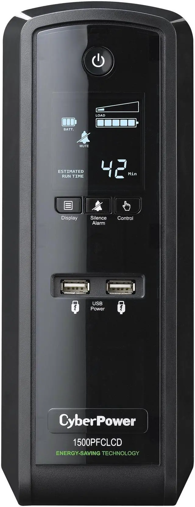 Main image of CyberPower TAA Compliant CP1500PFCLCDTAA UPS 1500VA 900W PFC Compatible Pure Sine Wave