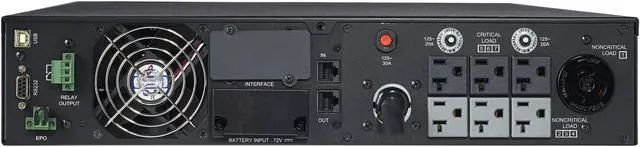 Alt view image 4 of 7 - CyberPower Smart App Online OL3000RTXL2U 3000VA 100-125V Pure Sine Wave LCD Rack/Tower UPS