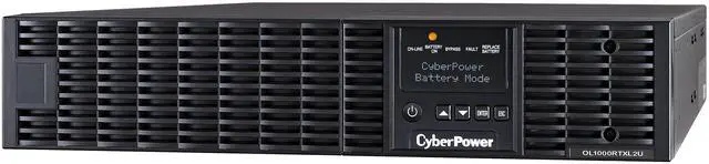 Alt view image 4 of 8 - CyberPower Smart App Online OL1000RTXL2U 1000VA 100-125V Pure Sine Wave LCD Rack/Tower UPS