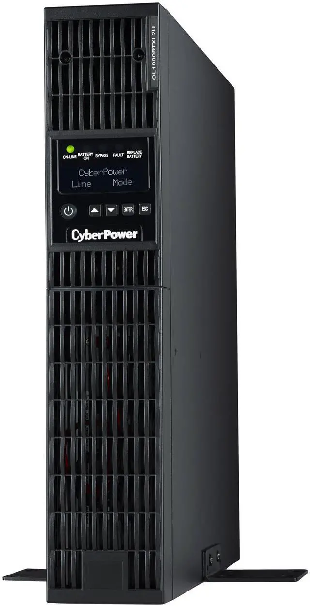 Alt view image 3 of 8 - CyberPower Smart App Online OL1000RTXL2U 1000VA 100-125V Pure Sine Wave LCD Rack/Tower UPS
