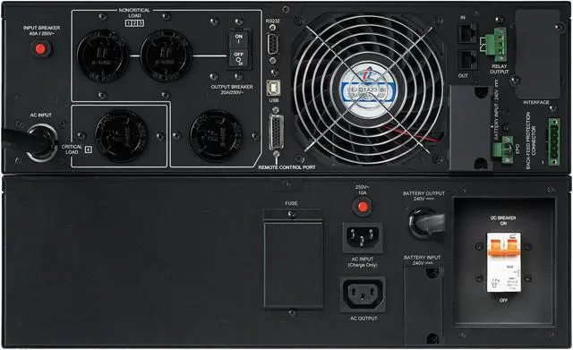Alt view image 4 of 4 - CyberPower OL6000RT3UTAA Smart App Online 6000VA 5400W TAA Compliant Rack/Tower UPS