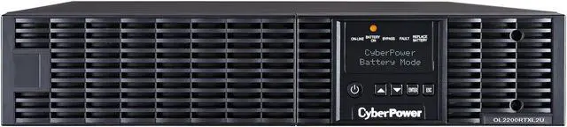 Alt view image 2 of 7 - CyberPower Smart App Online OL2200RTXL2U 2200VA 100-125V Pure Sine Wave LCD Rack/Tower UPS