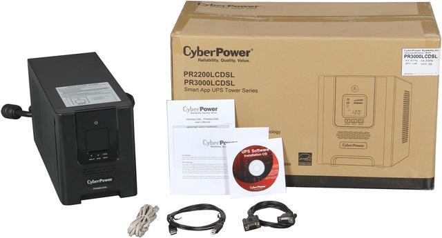 Alt view image 5 of 5 - CyberPower Smart App Sinewave PR3000LCDSL 3000 VA 2700 Watts 7 Outlets UPS