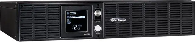 Main image of CyberPower OR1500LCDRT2U Smart App LCD UPS Systems - 1500VA/900W, 120 VAC, NEMA 5-15P, 2U, Rack / Tower, 8 Outlets, LCD, PowerPanel® Business