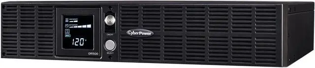 Alt view image 3 of 5 - CyberPower OR1500LCDRT2U Smart App LCD UPS Systems - 1500VA/900W, 120 VAC, NEMA 5-15P, 2U, Rack / Tower, 8 Outlets, LCD, PowerPanel® Business