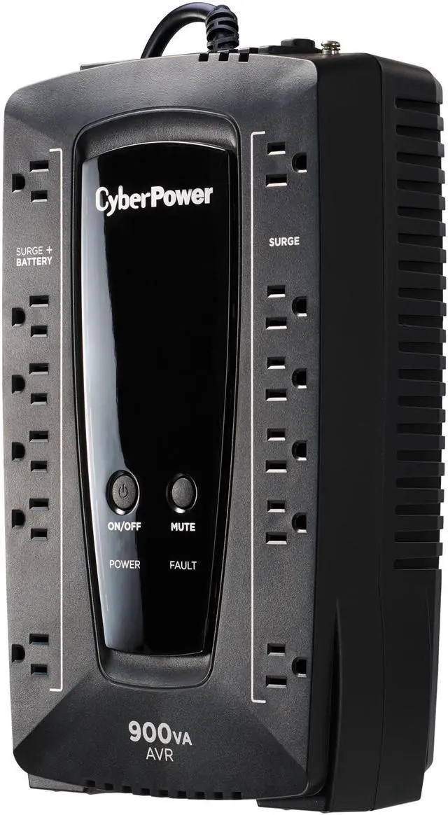 Alt view image 2 of 4 - CyberPower AVRG900U 900 VA 480 Watts 12 Outlets Compact UPS w/ Automatic Voltage Regulation