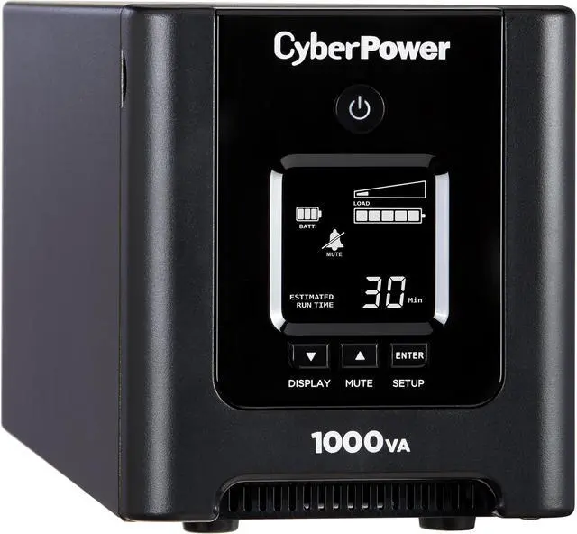Main image of CyberPower PFC Sinewave Series OR1000PFCLCD 1000 VA 700 Watts 8 Outlets UPS