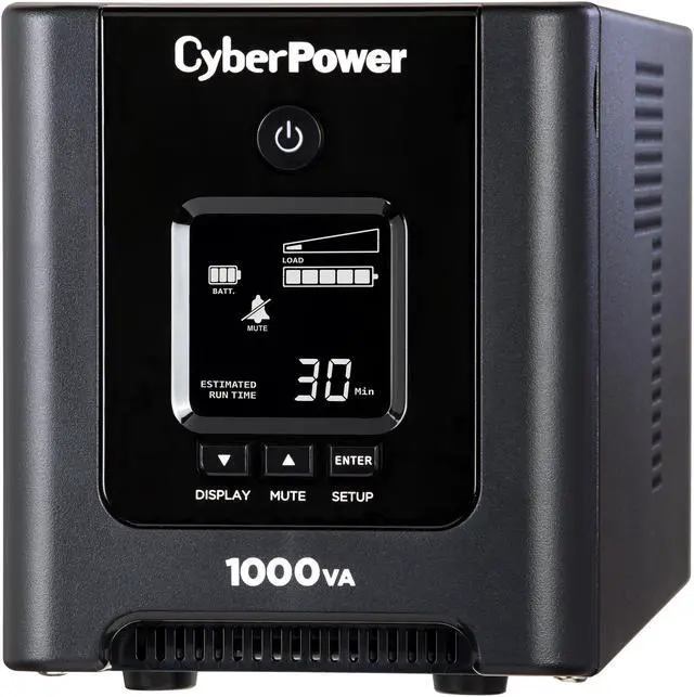 Alt view image 3 of 4 - CyberPower PFC Sinewave Series OR1000PFCLCD 1000 VA 700 Watts 8 Outlets UPS