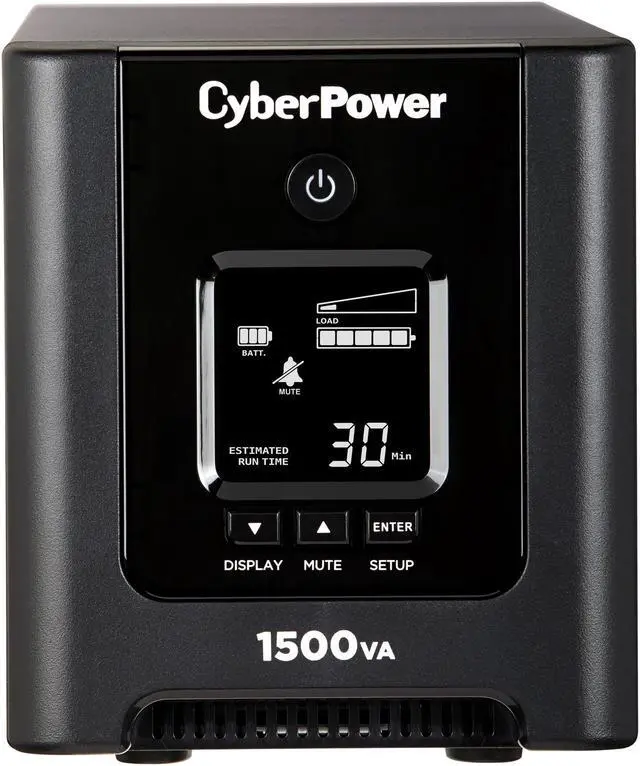 Alt view image 2 of 4 - CyberPower PFC Sinewave Series OR1500PFCLCD 1500 VA 1050 Watts 8 Outlets UPS