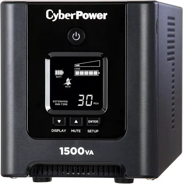 Alt view image 3 of 4 - CyberPower PFC Sinewave Series OR1500PFCLCD 1500 VA 1050 Watts 8 Outlets UPS