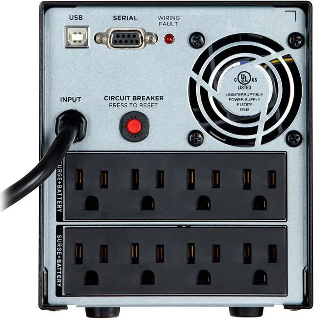 Alt view image 4 of 4 - CyberPower PFC Sinewave Series OR1500PFCLCD 1500 VA 1050 Watts 8 Outlets UPS