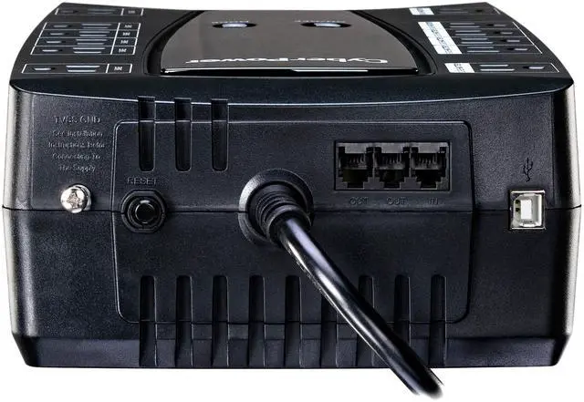 Alt view image 4 of 4 - CyberPower AVRG750LCD 750 VA 450W 12 Outlets Intelligent LCD UPS