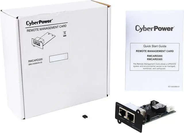 Alt view image 4 of 4 - CyberPower RMCARD205 Remote Management Card - Black