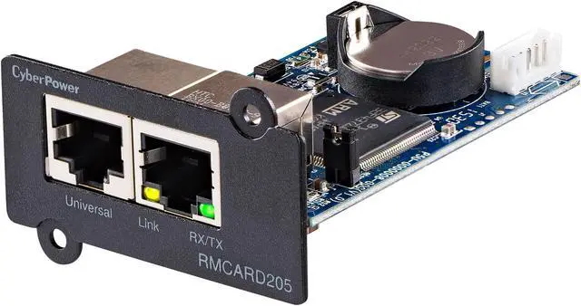 Alt view image 3 of 4 - CyberPower RMCARD205 Remote Management Card - Black