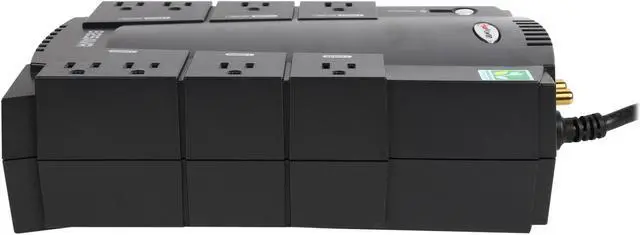 Alt view image 3 of 7 - CyberPower AVR CP825AVRG 825 VA 450 Watts 8 Outlets UPS