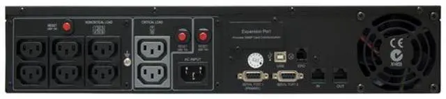 Alt view image 4 of 4 - CyberPower Smart App Sinewave PR1000ELCDRT2U 1000 VA 900 Watts 8 Outlets UPS 230V