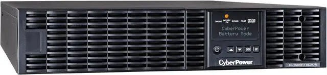 Main image of CyberPower OL1500RTXL2UN Smart App Online UPS Systems - 1500VA/1350W, 100 - 125 VAC, NEMA 5-15P, 2U, Rack / Tower, Sine Wave, 8 Outlets, LCD, PowerPanel® Business