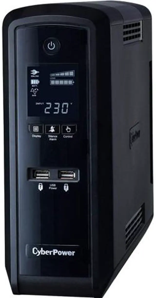 Main image of CyberPower PFC Sinewave Series CP1500EPFCLCD-UK 1500 VA 900 Watts 6 Outlets UPS
