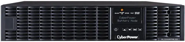 Main image of CyberPower OL2200RTXL2UN Smart App Online UPS Systems - 2200VA/1800W, 100 - 125 VAC, NEMA 5-20P, 2U, Rack / Tower, Sine Wave, 7 Outlets, LCD, PowerPanel® Business