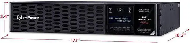 Alt view image 5 of 5 - CyberPower Smart App Sinewave PR1500RT2UN 1.5KVA Tower/Rack Convertible UPS