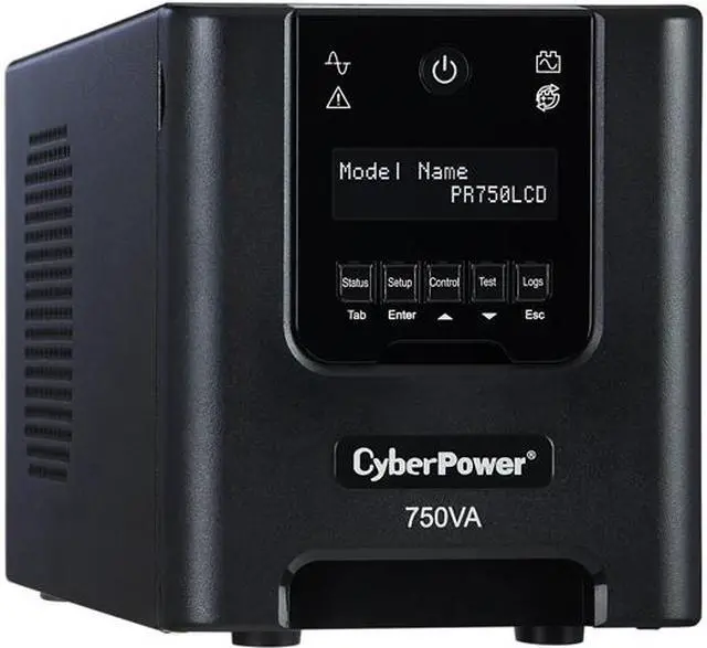 Main image of CyberPower Smart App Sinewave UPS Series PR750LCDN 750 VA 525 W 6 Outlets UPS