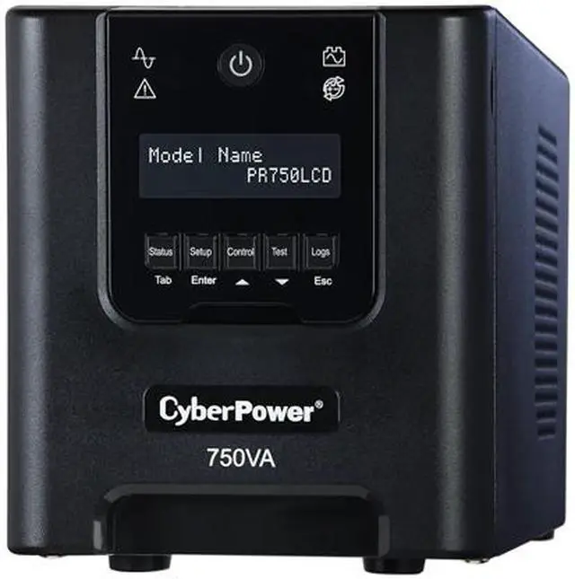 Alt view image 4 of 7 - CyberPower Smart App Sinewave UPS Series PR750LCDN 750 VA 525 W 6 Outlets UPS